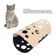 thumbnail image 4 of Cat Tunnel Tube Bed, Easy Assembly Interactive Innovative Felt Cat Tunnel Hollow Out  for Indoor, 4 of 8