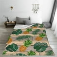 thumbnail image 5 of Sikiie Pineapples Palm Leaves Ultra-Soft Micro flannel Blanket Luxury All Seasons Warm Blanket for Bedding Sofa and Travel (4 sizes)-80"x60", 5 of 7