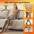thumbnail image 3 of Leg Massager, Air Compression Thigh, Calf, Knee & Foot Massager for Circulation and Pain Relief, Muscles Relaxation, 2 Heat Levels, 3 Modes 3 Intensities, 3 of 13