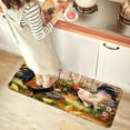 thumbnail image 2 of Home Decor Personalized Memory Foam Anti-Fatigue Kitchen Floor Mat,Chicken and Rooster in The Grass Vintage Kitchen,Comfort Office Standing Area Rug Carpet Non Slip,47.2" x 17.7", 2 of 6