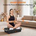 thumbnail image 7 of RIORUN Vibration Plate Exercise Machine with 300 Speeds and 150w, 460 lbs,Black, 7 of 7