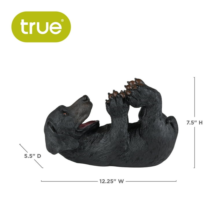 True Lucky Lab Tabletop Wine Bottle Holder Centerpiece Labrador Kitchen Decor
