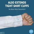Comfy Deluxe Collar Extenders Elastic Dress Shirt Neck Extenders