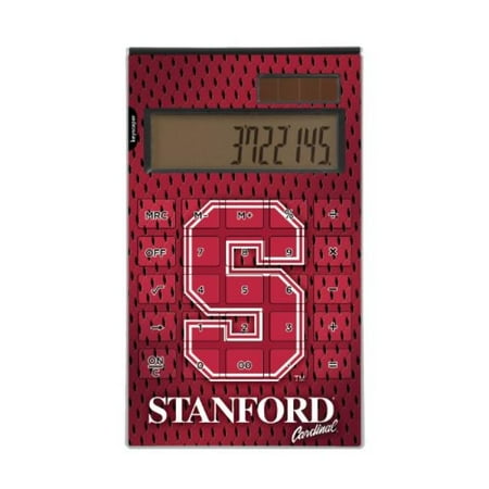 Stanford Cardinal Desktop Calculator officially licensed by Stanford University Full Size Large Button Solar by keyscaper®