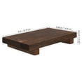 thumbnail image 2 of EXHUMKY Wooden Display Tray for Home Decor Coffee Color Multifunctional Storage Board Easy to Clean Stylish Minimalist Design, 2 of 8