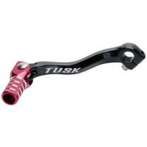 Tusk Folding Shift Lever Black/Red Tip - Fits: Honda CR80R 1987-2002