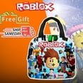 thumbnail image 2 of Roblox-Bolsa de almuerzo para estudiantes escolares, estuche para lápices, mochila para niños, niños y niñas, cremallera iluminadora, regalos para niños, 2 of 4