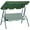 Green, variant on Outsunny 3-Seat Patio Swing, Outdoor Swing with Adjustable Canopy