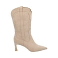 thumbnail image 2 of Madden NYC Women's Faux Suede Heeled Western Booties, Sizes 6-11, 2 of 3
