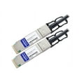 thumbnail image 3 of AddOn - 56GBase-CU direct attach cable - TAA Compliant - QSFP+ to QSFP+ - 5 ft - twinaxial - passive, 3 of 9
