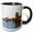 Black/White, variant on 3drose, Aurora, Il - View from the Fox River, 11oz Two-tone Red Mug