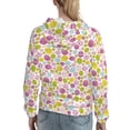 thumbnail image 7 of Lsque Easter Egg Pattern Casual Women's Hoodie,Hooded Sweatshirt with Kangaroo Pocket,Pullover Hoodie with Eye-catching Drawstrings-Small, 7 of 7