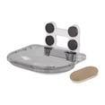 thumbnail image 3 of BELOVING Cat Hammock for Window Easy Installation Heavy Duty with Strong Suction Cups Gray With Bed, 3 of 9