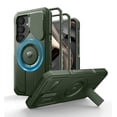 thumbnail image 1 of Funda Dexnor para Samsung Galaxy S25 con funda de cámara, color verde militar, 1 of 7