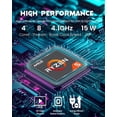 thumbnail image 3 of HP 17 Business Student Laptop, AMD 6-Core Ryzen 5 7430U, 17.3" FHD Anti-Glare IPS Display , Wi-Fi 6, Win 11 Pro, 64GB RAM, 2TB SSD, w/Accessory Kit, Silver, 3 of 8