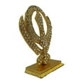 thumbnail image 3 of Gold Plated With Stones khanda idol Punjabi Khanda Car Dashboard Idol H-2.5", 3 of 3