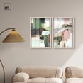 thumbnail image 3 of Silent Radiance Duo Shadowbox Print Blue Wall Decor by Art Remedy, Blonde Frame, 16 x 24, 3 of 6