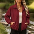 thumbnail image 2 of QQZ Women's Softshell Jacket Lined Insulated Hooded Water & Wind Resistant Coat for Outdoor Outdoor Jacket Hiking Waterproof S-3XL Women’s Jackets Fall Long Sleeve, 2 of 9