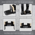 thumbnail image 4 of UMIEN Fold Up Magnetic Sides Boot Scraper Cleaner Brush, 4 of 7