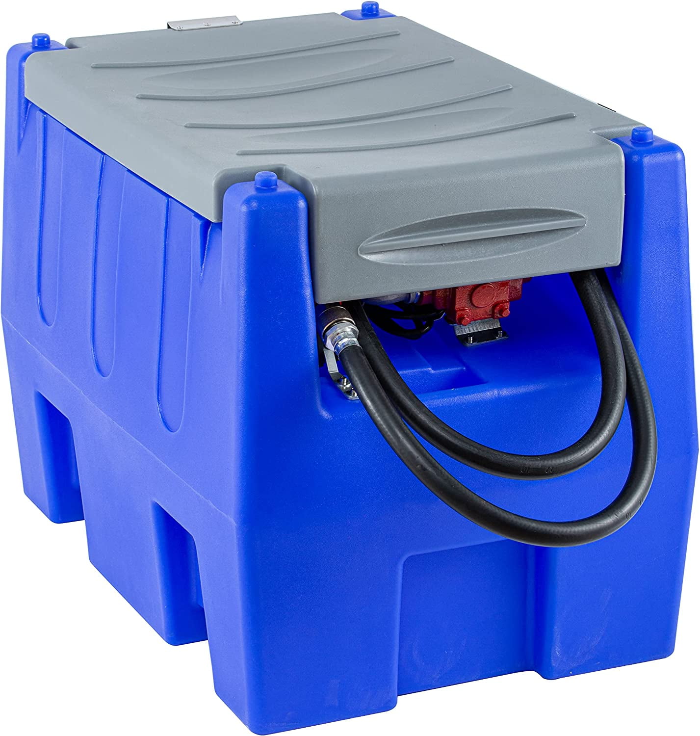 TECSPACE 58 Gallon Gasoline Tank, Portable Fuel Tank with 12V Electric