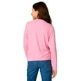 thumbnail image 2 of Free Country Girls' Microtech® Long Sleeve Shirt Pink M, 2 of 2