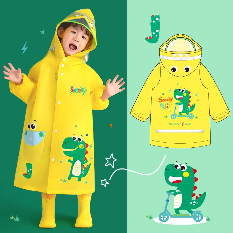 Diamondo Kid Cild Cartoon Waterproof Cute Raincoat Rainsuit Rainwear 