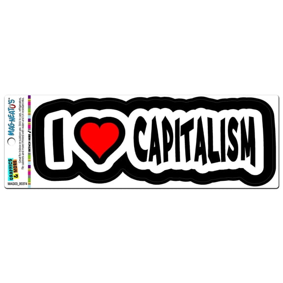 I Love Heart Capitalism MAG-NEATO'S(TM) Car/Refrigerator Magnet