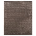 thumbnail image 3 of Rugsotic Carpets Hand Knotted Wool Area Rug 8'x11' Brown Contemporary Rectangle Indoor Rug for Living Room, Bedroom Antimicrobial L00535, 3 of 6