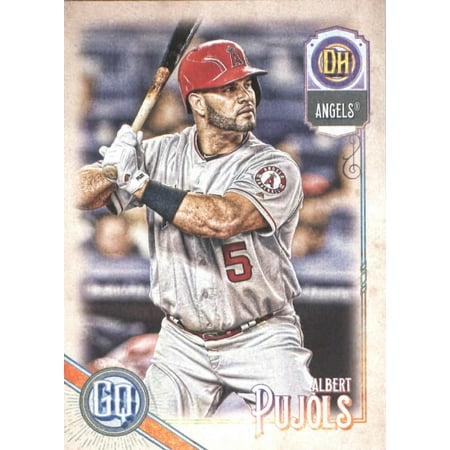Albert Pujols Baseball - 2018 Topps Gypsy Queen #223 Albert Pujols Los Angeles Angels Baseball Card - *GOTBASEBALLCARDS