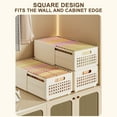 thumbnail image 6 of WYBXZ Retractable Plastic Drawer Storage, Folding Closet Organizers Storage Box, Stackable Storage Bins, for Wardrobe Cupboard Bathroom, Organization and Storage，Beige, 6 of 10