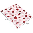 thumbnail image 3 of Ladybug Blanket Flannel Throw Blankets Cozy Soft Plush Fuzzy Travel Blanket, Cute Home Decor Stuff, Birthday Christmas Ladybug Gifts for Women Men Teen, 50"x60" (Red White Pink), 3 of 6