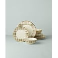 thumbnail image 2 of Lenox Holiday 12-Piece Plaid Dinnerware Set (Service for 4), 2 of 5