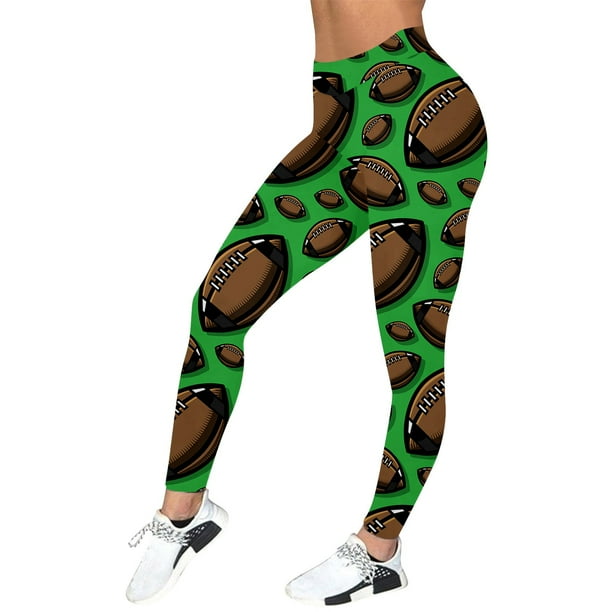 PEASKJP Women's Denim Leggings Ultra Soft High Waisted Seamless Leggings  Tummy Control Yoga Pants, Green XXL