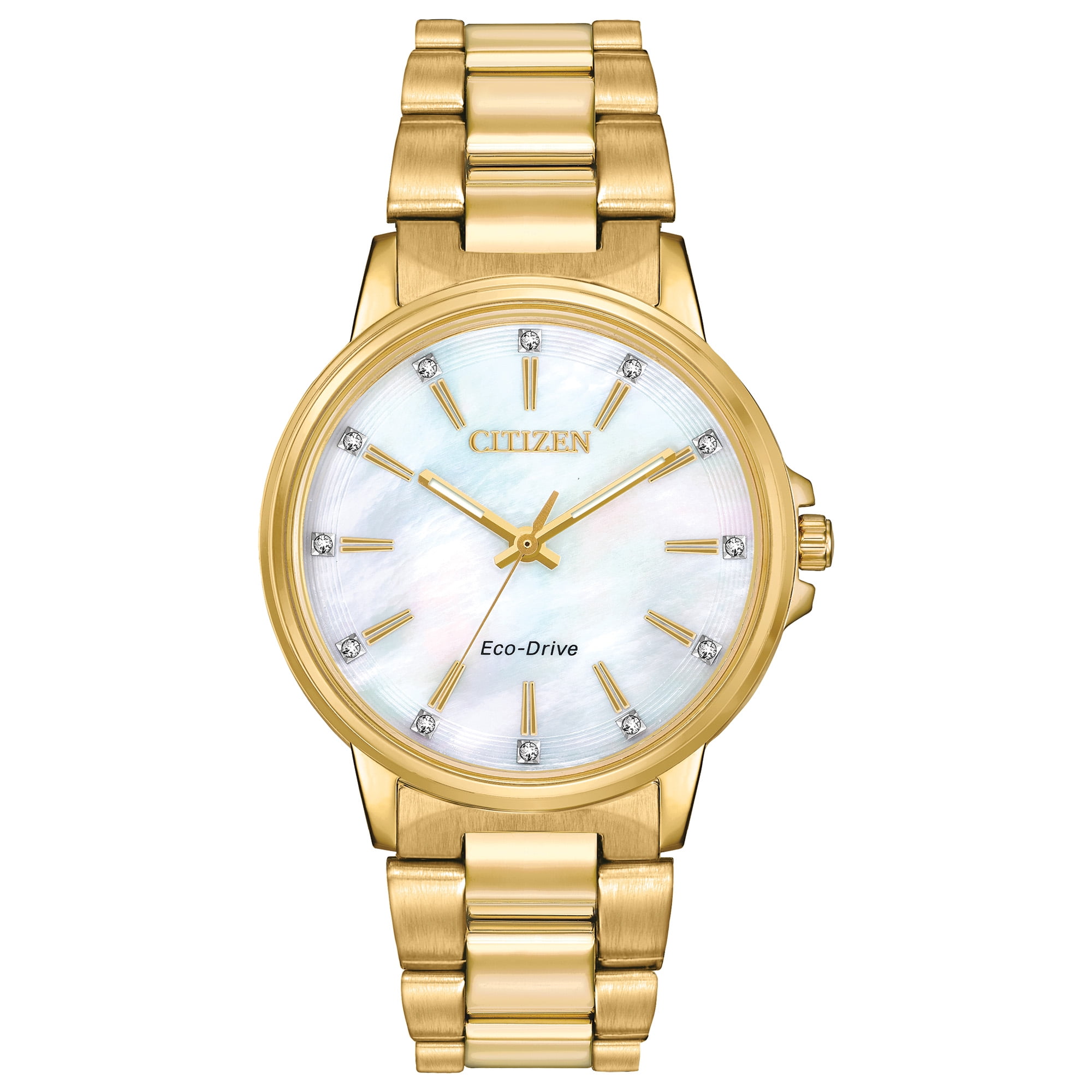 Citizen Women's Eco Drive Chandler Gold-Tone Stainless Steel Watch  FE7032-51D 