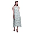 thumbnail image 1 of Bimba Robe Teinture sur Nœuds Décontractée Longue Dos Nu à Col Licou pour Femme Robe de Plage Imprimée - Moyen, 1 of 1