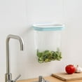 thumbnail image 3 of Hanging Wall Mount Garbage Bag Holder Cabinet Door Hanger Trash Bin Rack Hook, 3 of 10