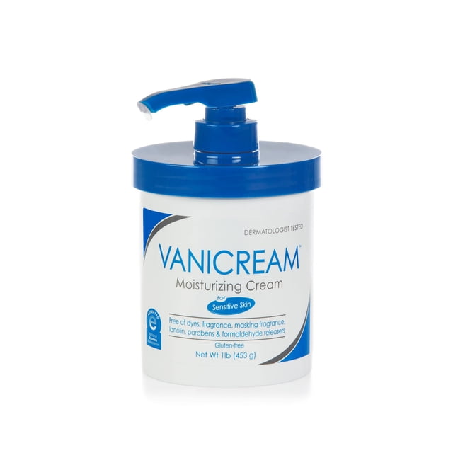 Crema hidratante para la piel Vanicream 473 ml con dispensador