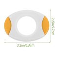 thumbnail image 2 of Raindrops Yellow Egg Shell Cutter for Home Use Steel and Plastic Deviled Egg Maker 2pcs, 2 of 8