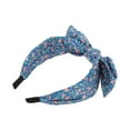 thumbnail image 5 of Unique Bargains 1 Pc Retro Bow Headbands for Women Blue, 5 of 6