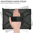 thumbnail image 2 of Dteck for Surface Go 4 (2023)/Surface Go 3 (2021)/ Surface Go 2 (2020), Surface Go (2018),Heavy Duty Shockproof Rugged Case with Kickstand and Hand Strap, Compatible with Type Cover Keyboard,Black, 2 of 13