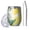 Lemon, variant on 12oz Stemless Wine Tumblers Lemon Vacuum Insulated Stainless Steel Travel Tumbler Cups Mug with Lid and Straw for Champaign,Cocktail,Beer with Cleaning Brush