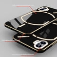 thumbnail image 4 of Compatible with Nothing Phone 2 Case for Women, Ultra Soft Nothing Phone 2 Cases Slim Shockproof Cute Plating Electroplate Phone Case TPU Bumper Protective Case (Black), 4 of 13