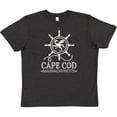 thumbnail image 3 of Inktastic Cape Cod Massachusetts Nautical Youth T-Shirt, 3 of 5