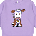 thumbnail image 3 of Inktastic Little Brown Cow Toddler Sweatshirt, 3 of 4