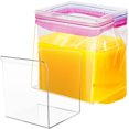 thumbnail image 7 of NiHome Clear Acrylic Ziplock Bag Holder 2PCS Large & Small for All Bag Sizes, Stable Wide Base Food Bagging Tool, No-Spill Design for Both Solid & Liquid Foods, Durable for Home & Commercial Kitchens, 7 of 7