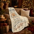 thumbnail image 3 of Clasped Hands Illustration, Cozy Typography Art Scene, Warm Flannel Blanket for Living Room and Reading Nook with Detailed Artwork, Art Lovers Appreciation Gift, Artistic Home Decor, 3 of 9
