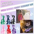 thumbnail image 2 of Jouet Pop Fidget en Forme de Guitare, Petit Jouet à Bulles Pop Fidget en Forme de Violon, Jouet Sensoriel Pop Fidget, Gadgets Popup Fidget en Silicone Coloré (Lot de 6, 6 Pcs), 2 of 8