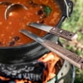 thumbnail image 7 of Petromax Kitchen or Campfire Serving Ladle with Spout, Durable Stainless Steel and Wooden Handle, Large 3.4 fl oz, 7 of 7