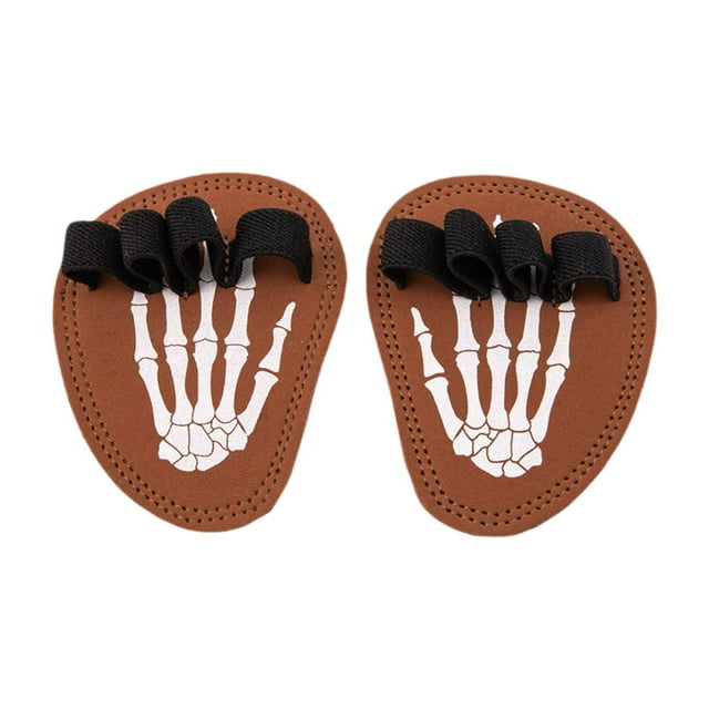Colaxi Gants de Musculation avec Protège-Paume, Coussinets de Levage Robustes, Coussinets de Poignée pour Musculation Sportive, Exercice, Marron