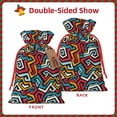 thumbnail image 2 of Pofeuu Geometry Print Burlap Bags with Drawstrings Drawstring Gift Bags Pouch Bag for Thankgiving Birthday Party Gift Wrapping Treats and Party Favors-Small, 2 of 9